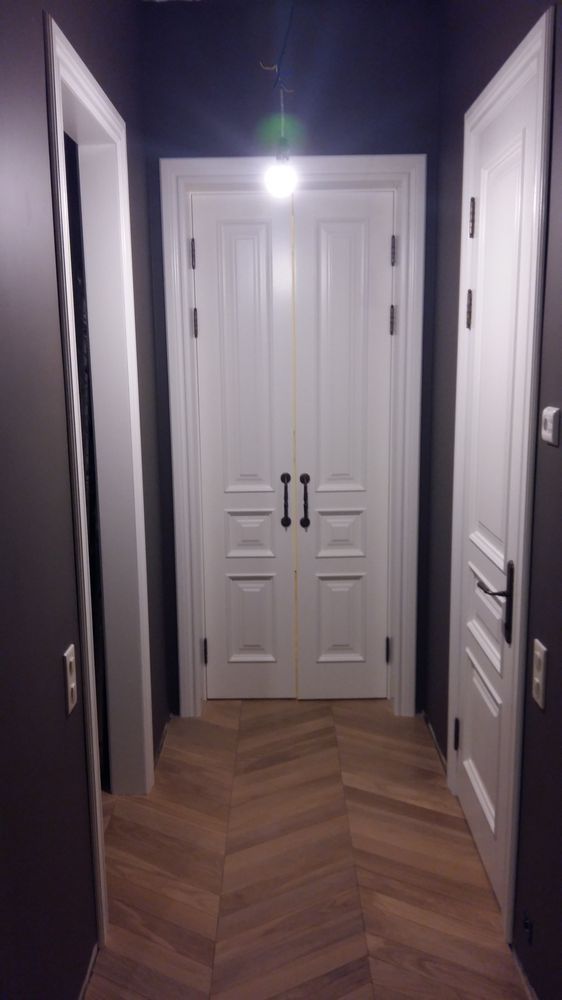 Inside door installation