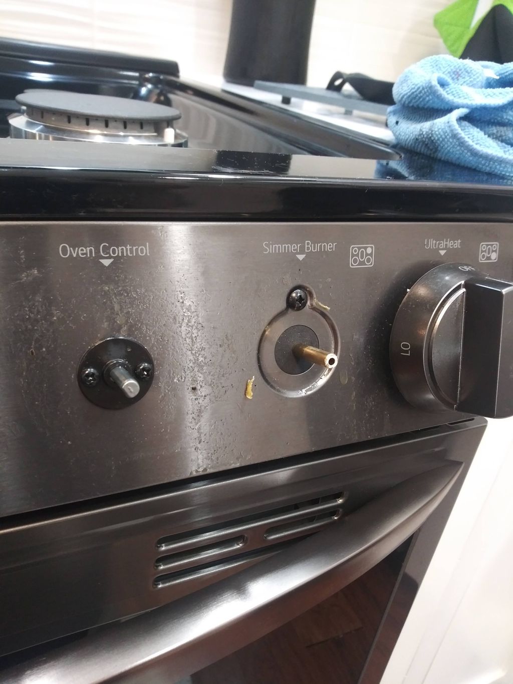 K. W. stove and I had to clean the filters and ove