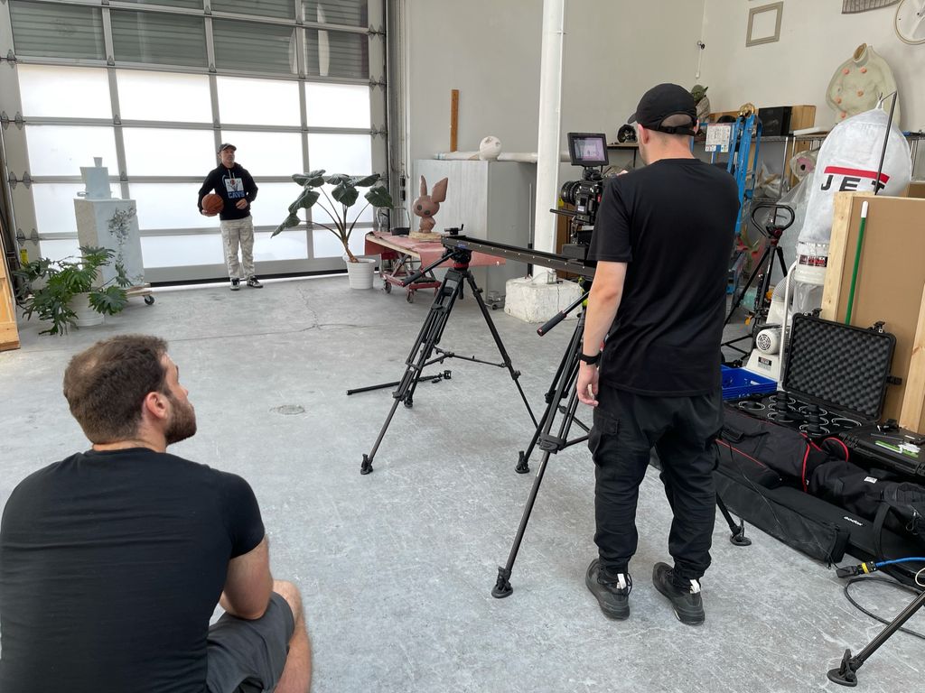 Video shoot for Cleveland Cavaliers at Daniel Arsh