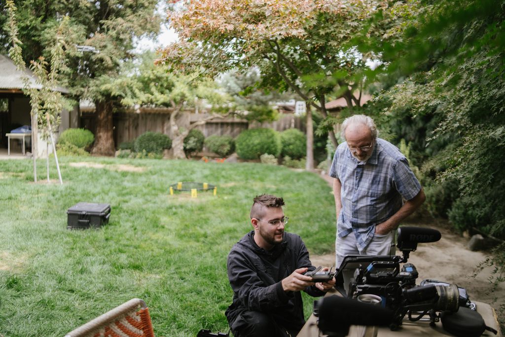 Documentary shoot in Turlock, California.