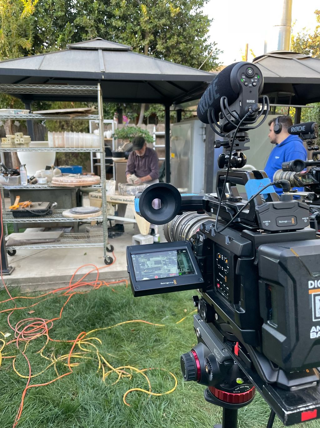 Documentary shoot in Turlock, California.