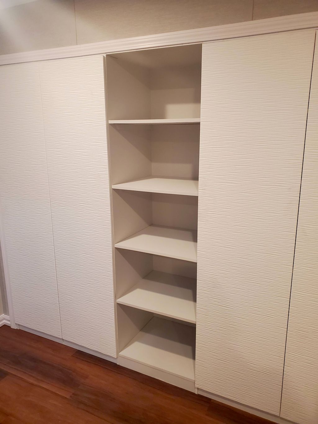 built in shelves