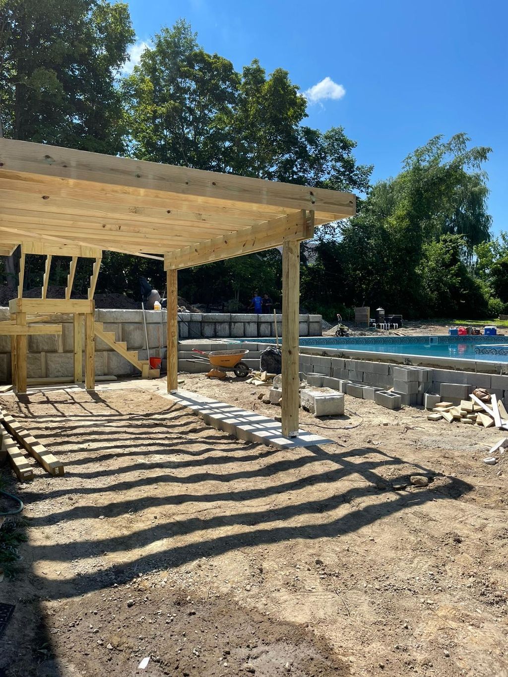 deck in progress