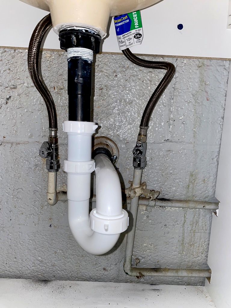 Fixed a leak replacement of trap