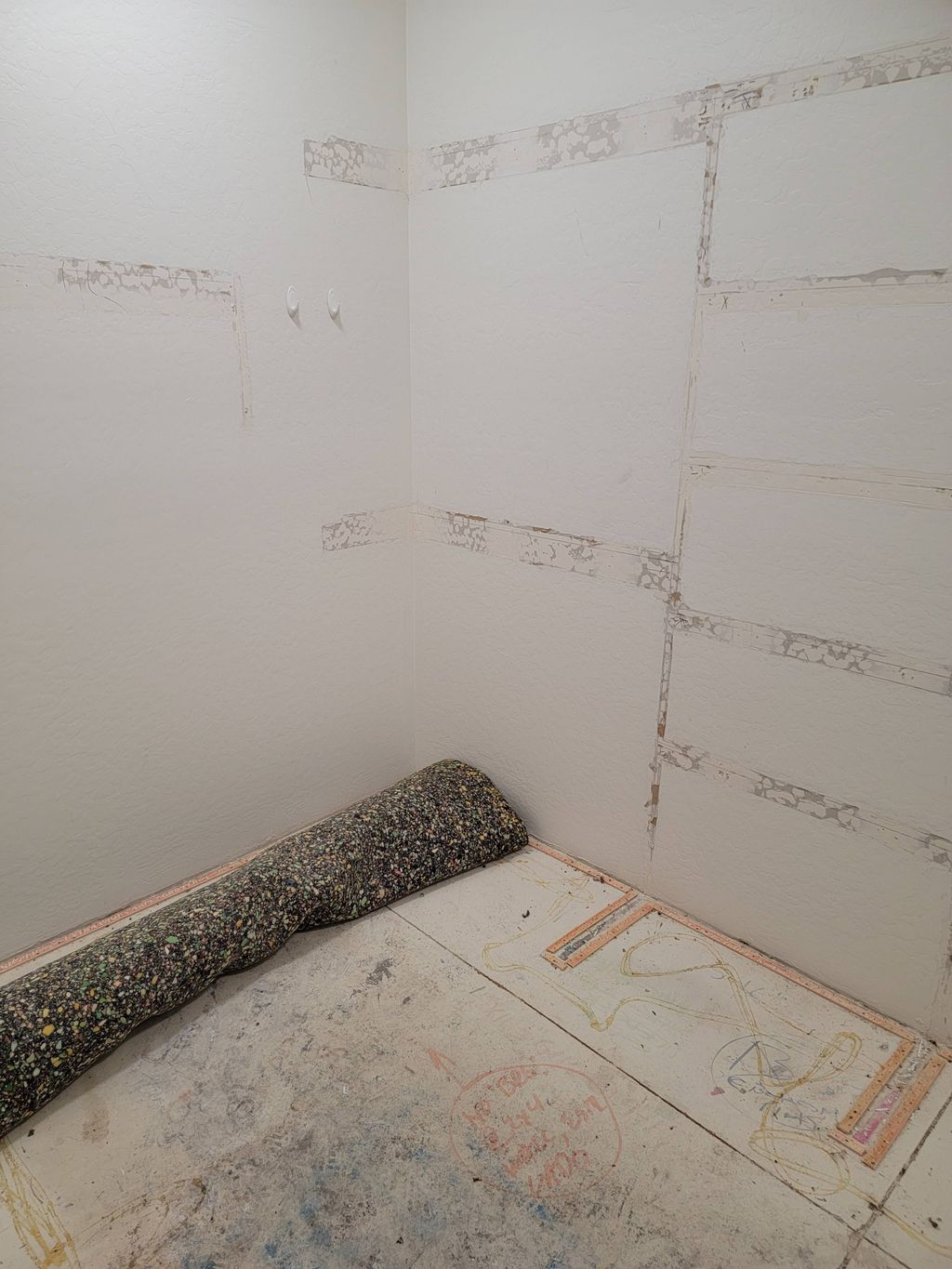Removed Carpet to Prep for Tile.