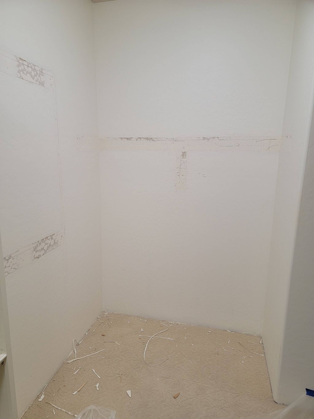 Closet Shelf removal, prepping for California clos