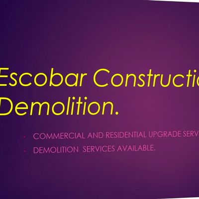 Avatar for Escobar construction and demo