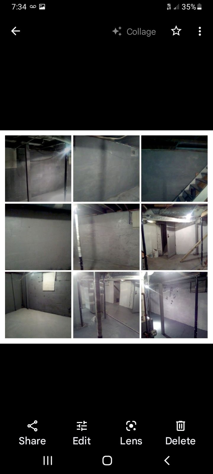 AFTER!! COMPLETE BASEMENT RESTORE &SEAL