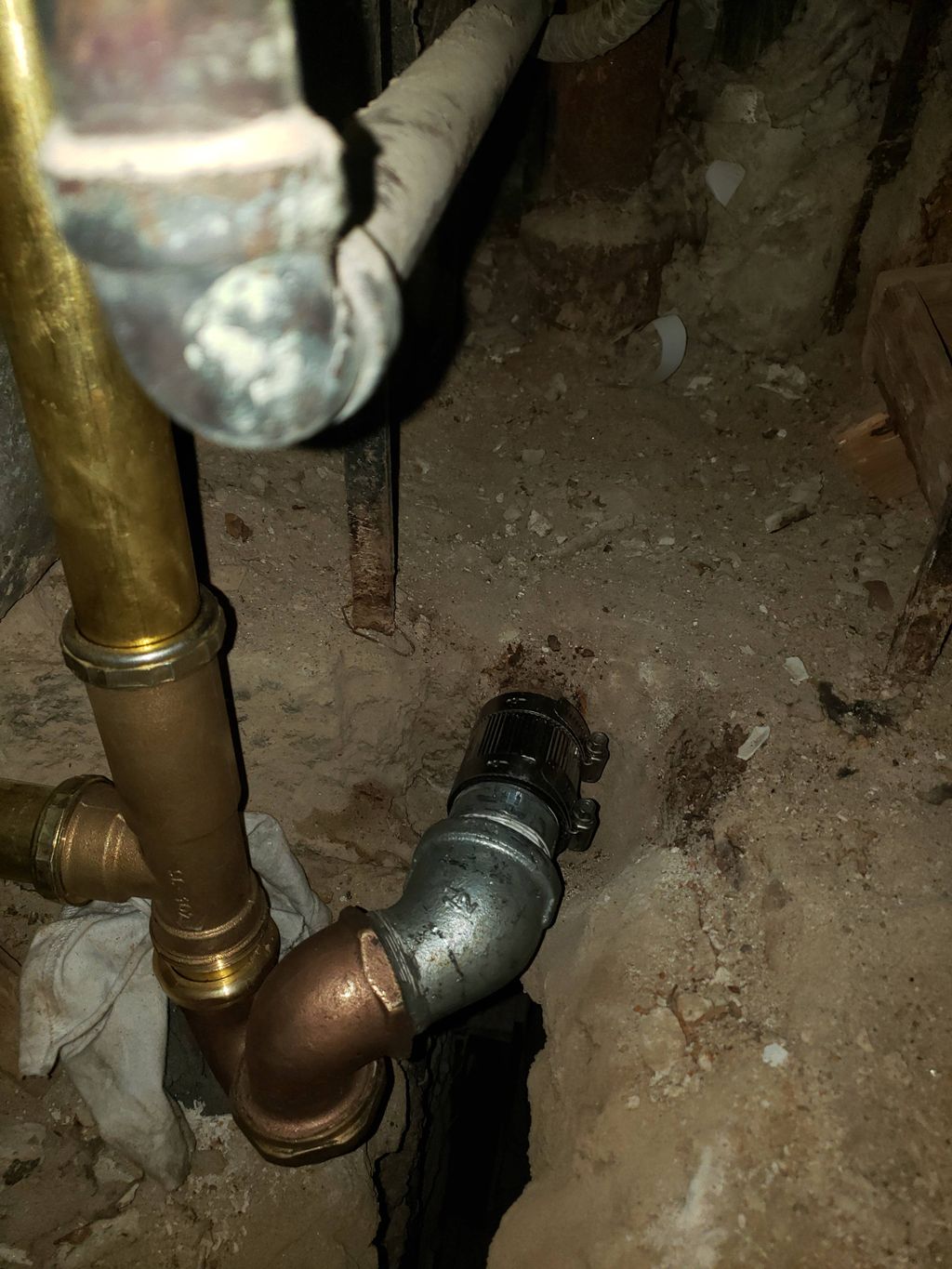 bath tub drain connections replaced 