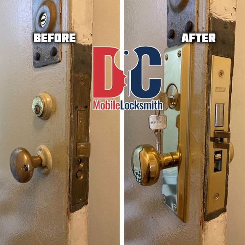 Upgrading security with style with Mortise Locks P