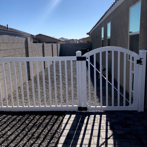 I needed a fence and gate installed in a few days 