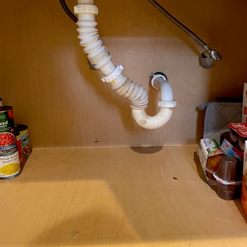 If you have something like this under your sink, p