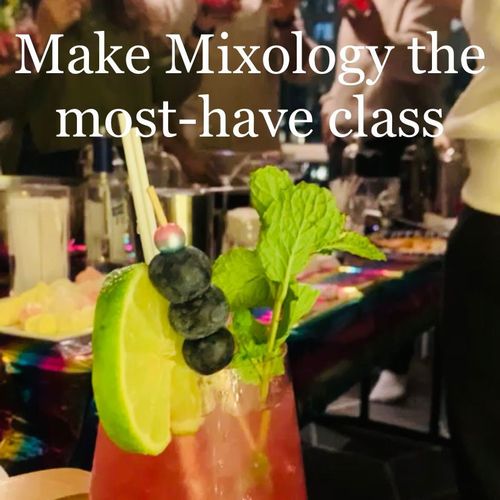 Make your own Mixology class with your family or friends at home, office or virtually. Learn how to shake like a real bartender!!!!