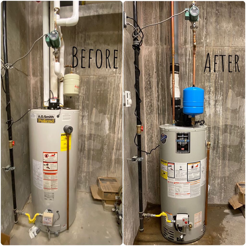 Water Heater Installation or Replacement