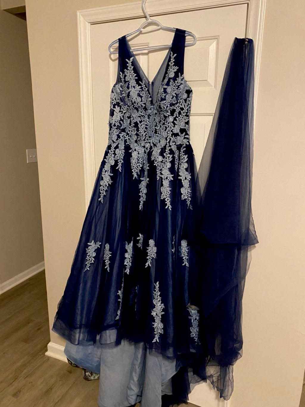 Results of the old wedding gown. Was dyed for my c