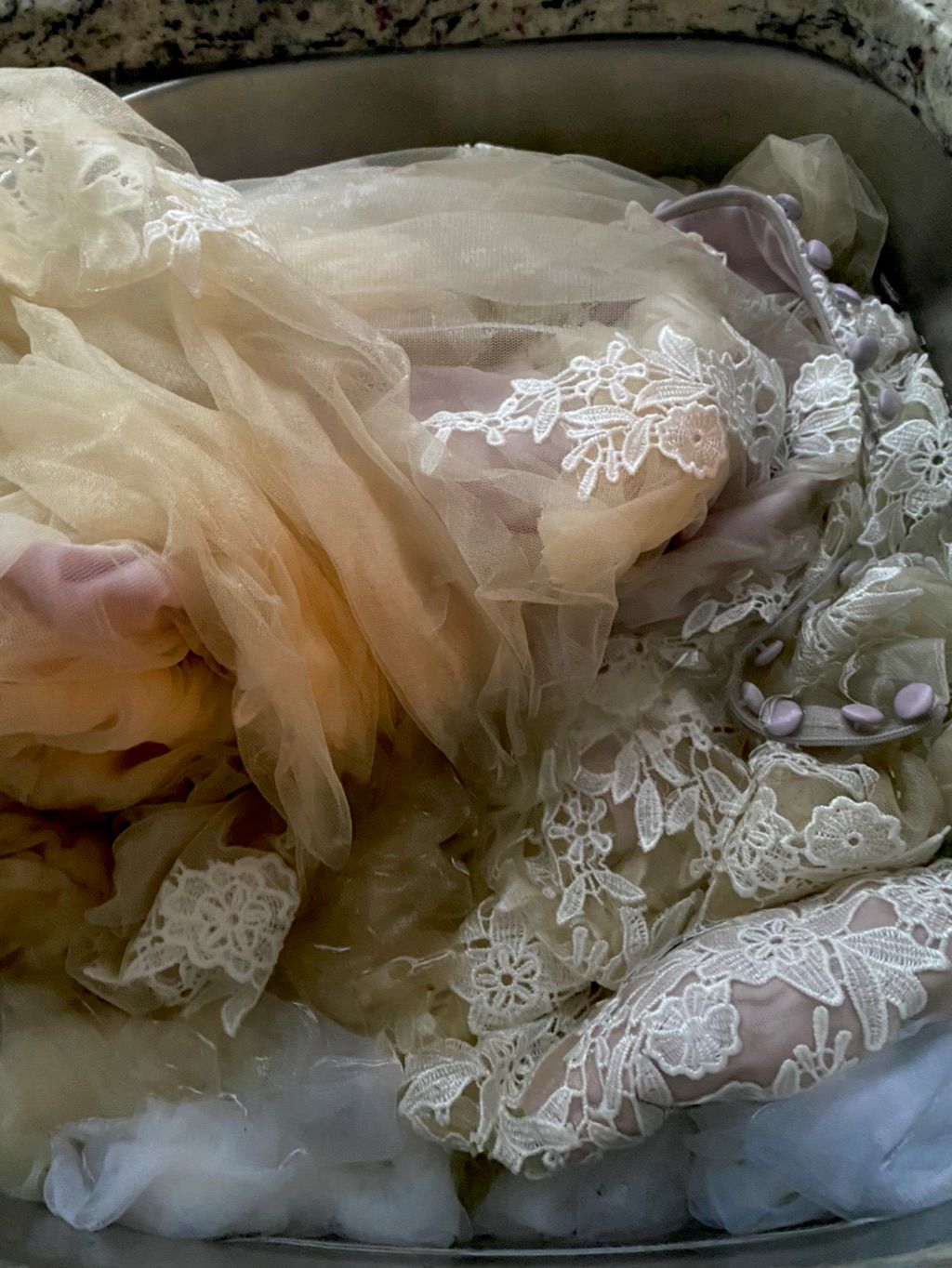 Old wedding gown