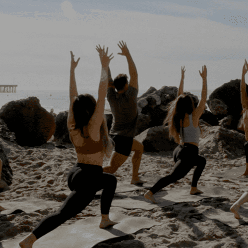 beach yoga available! 