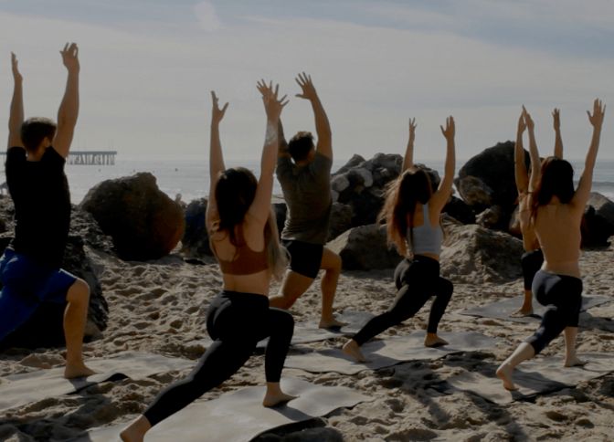 beach yoga available! 
