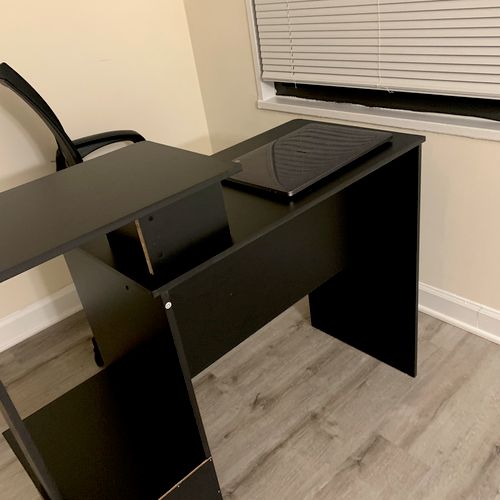 Did an amazing job on this desk and our Queen size
