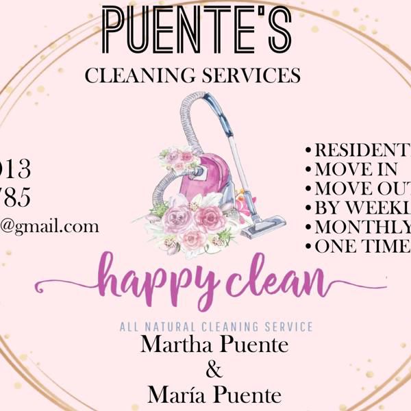 Puente's cleaning services