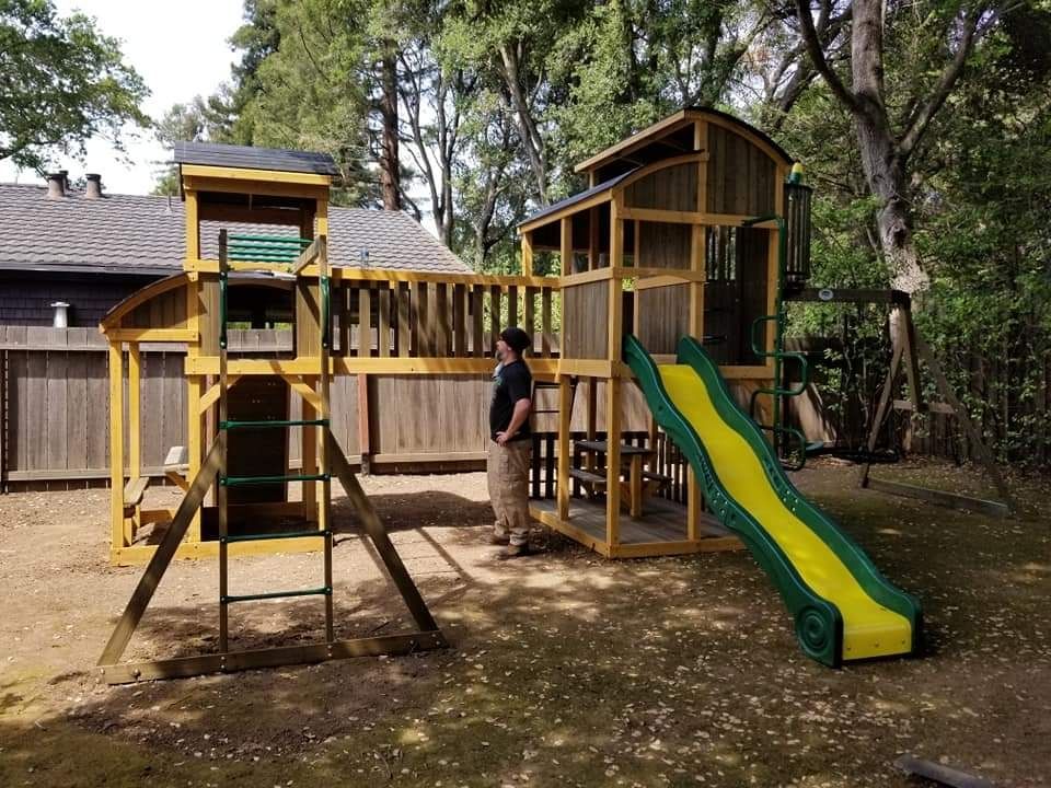Swing Set Assembled