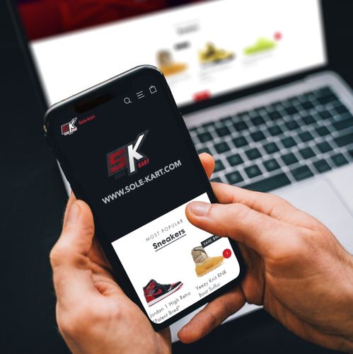 Sneaker Retailer Website Design