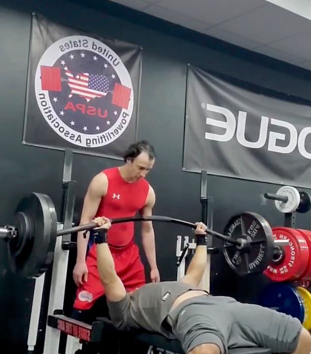Antoine - 280 lb x 8 rep Bench Press