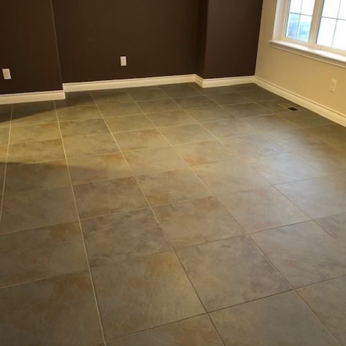 porcelain tile floor