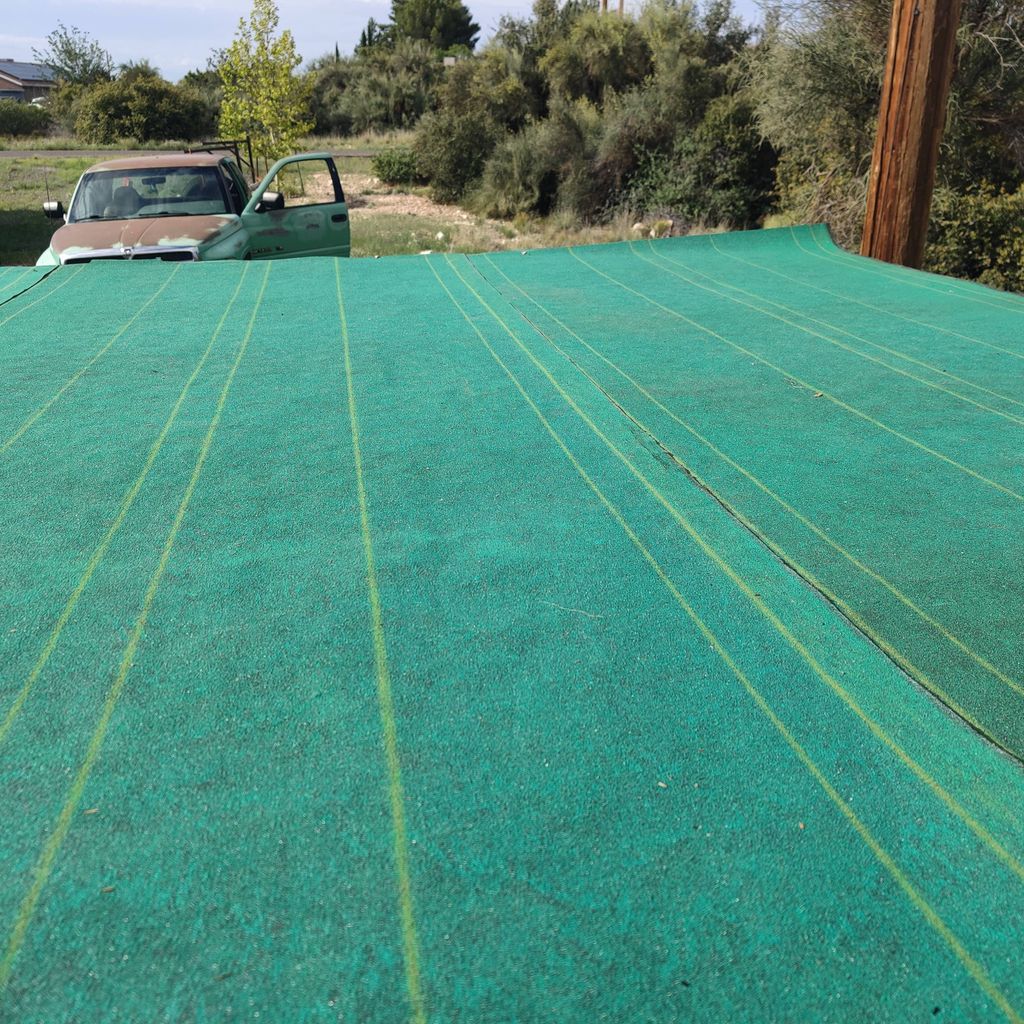 base sheet on flat roof