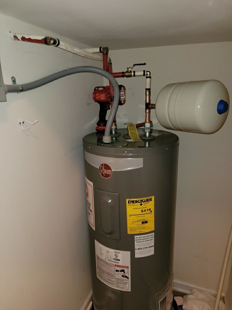 Water Heater Installation or Replacement