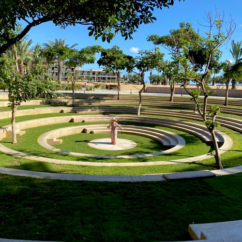 Labyrinth walking meditation in Los Cabos, Mexico!