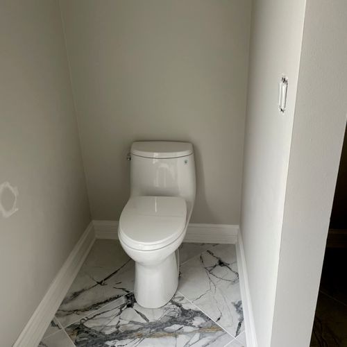 toilet done