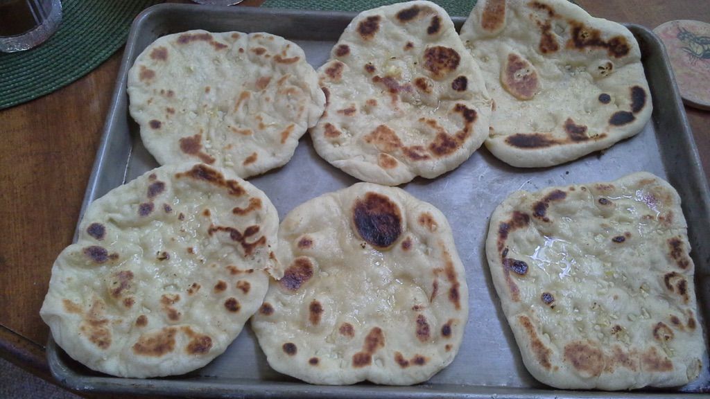 Homemade Naan