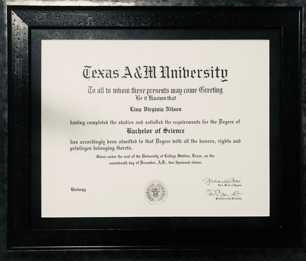BACHELOR OF SCIENCE IN BIOLOGY