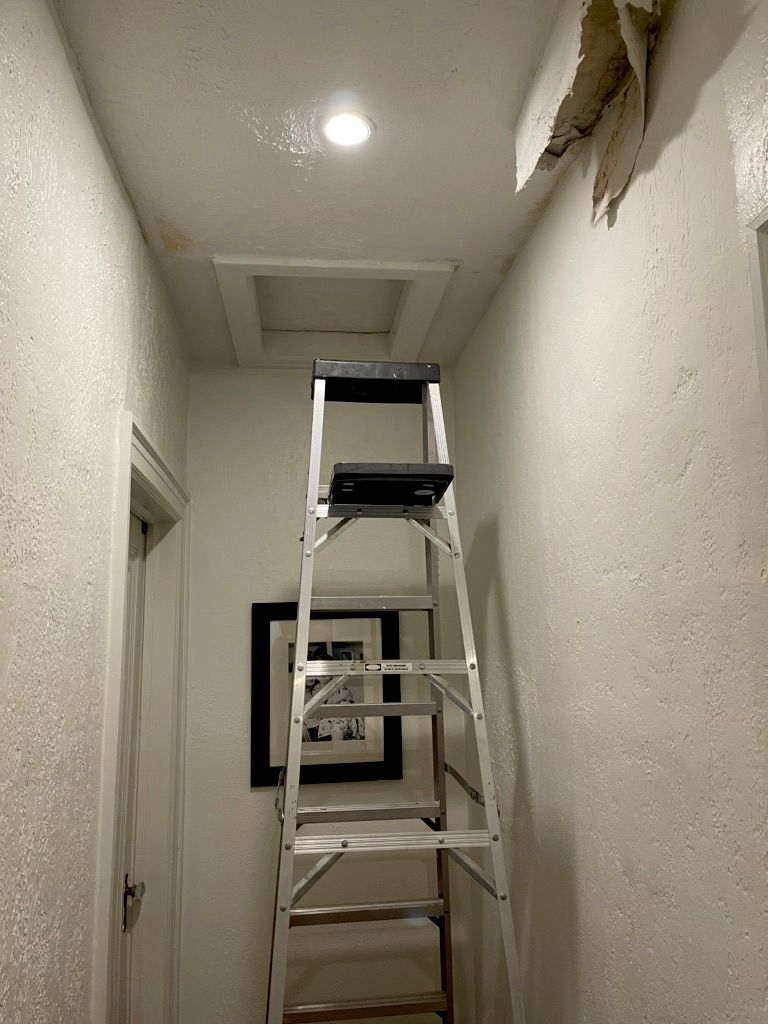 Ceiling damage due to air conditioning failure 