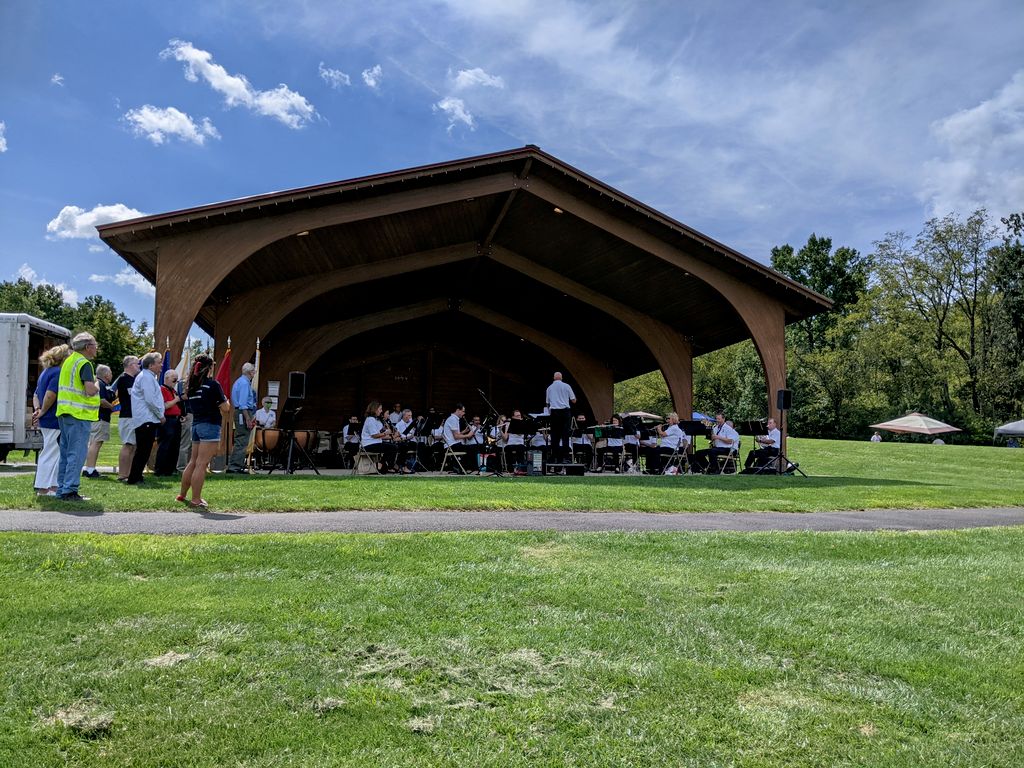 Outdoor band concert