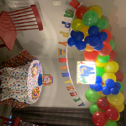 Love her Balloon work my sons birthday parties are