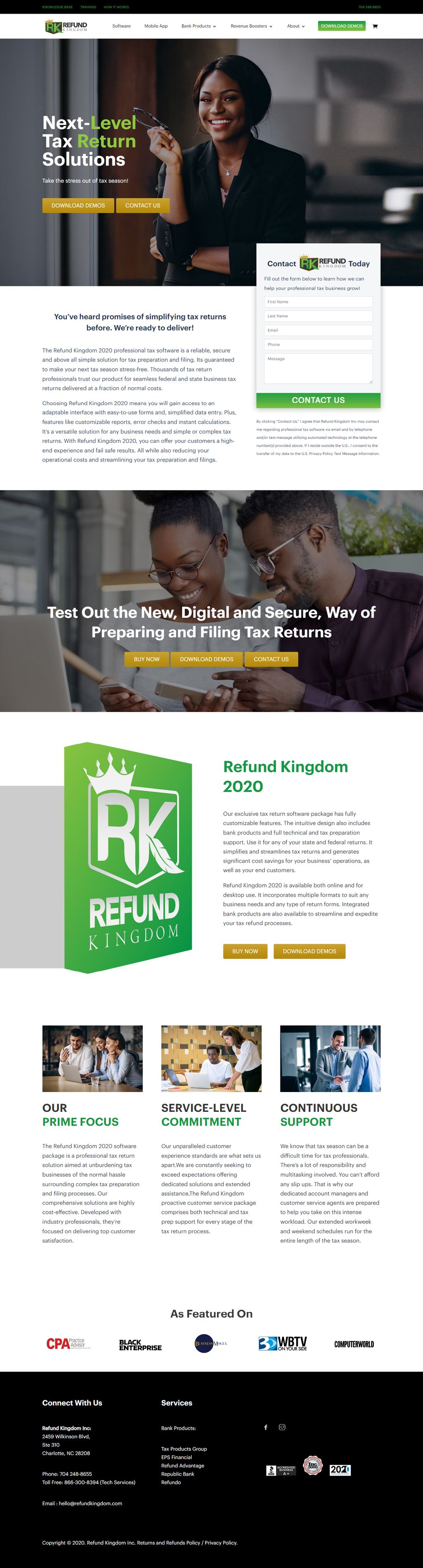 Website and SEO for Accounting Company 