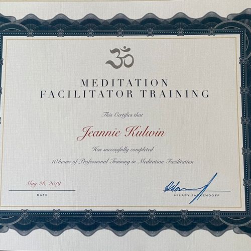 Meditation Certification