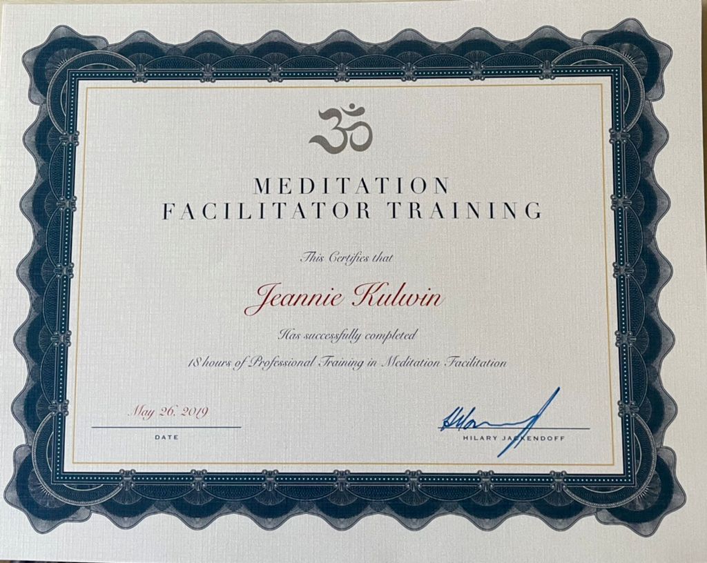 Meditation Certification