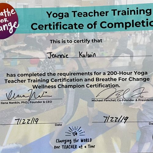 Yoga Teacher Certification