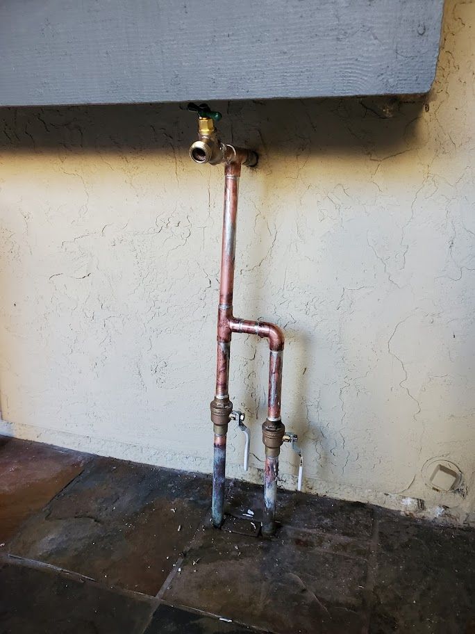 Cold water shut off and additional shutoff for out