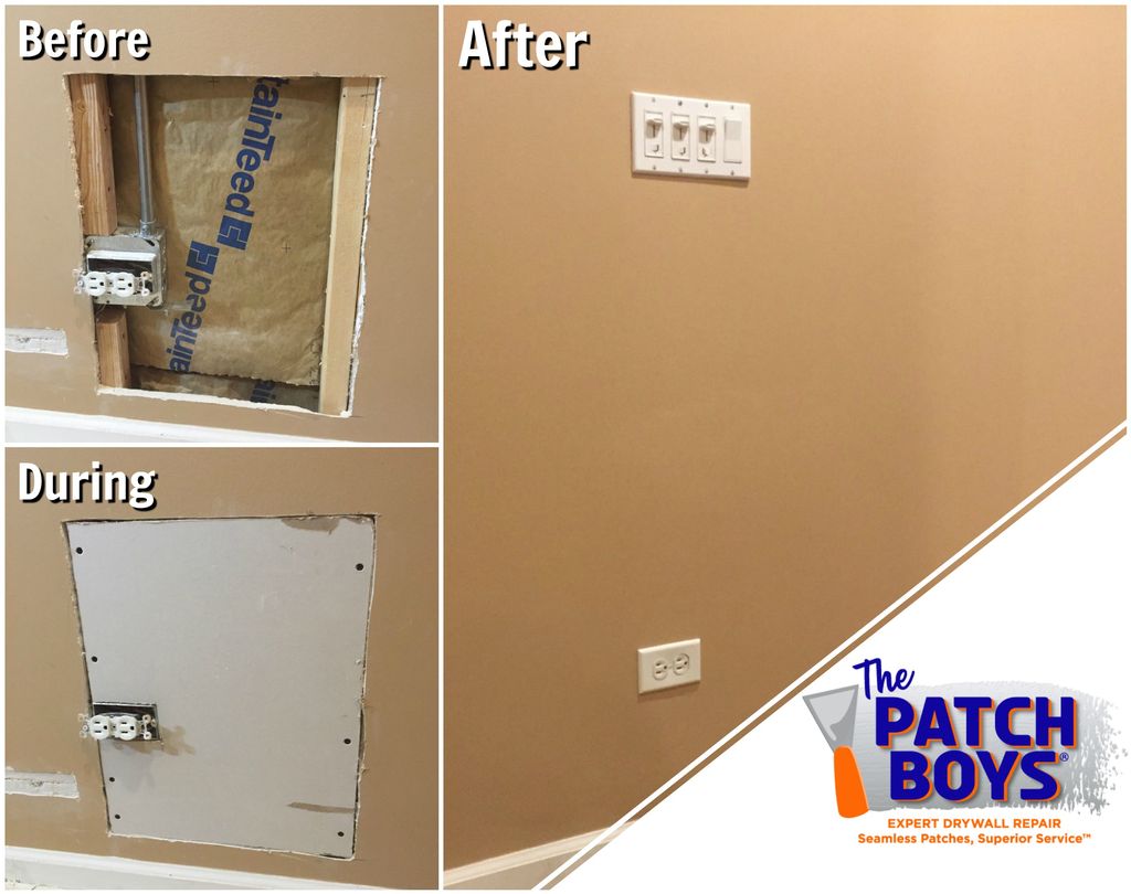 Electrical Outlet Before/During/After