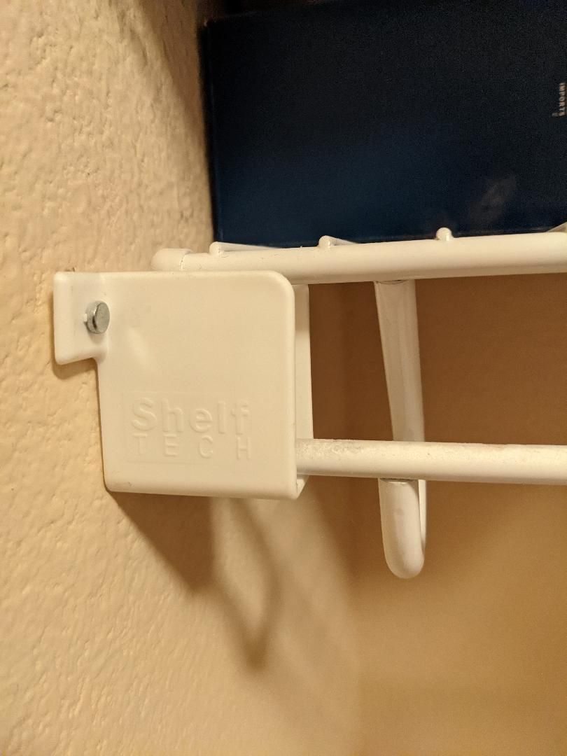 Installation of shelving unit
