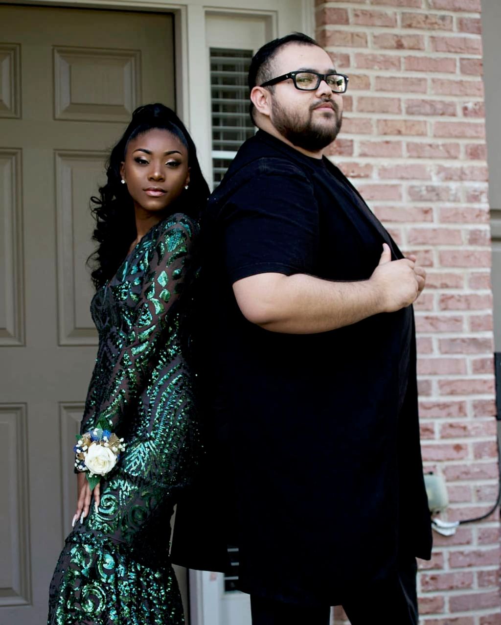 Prom look for the client (photo with me) 