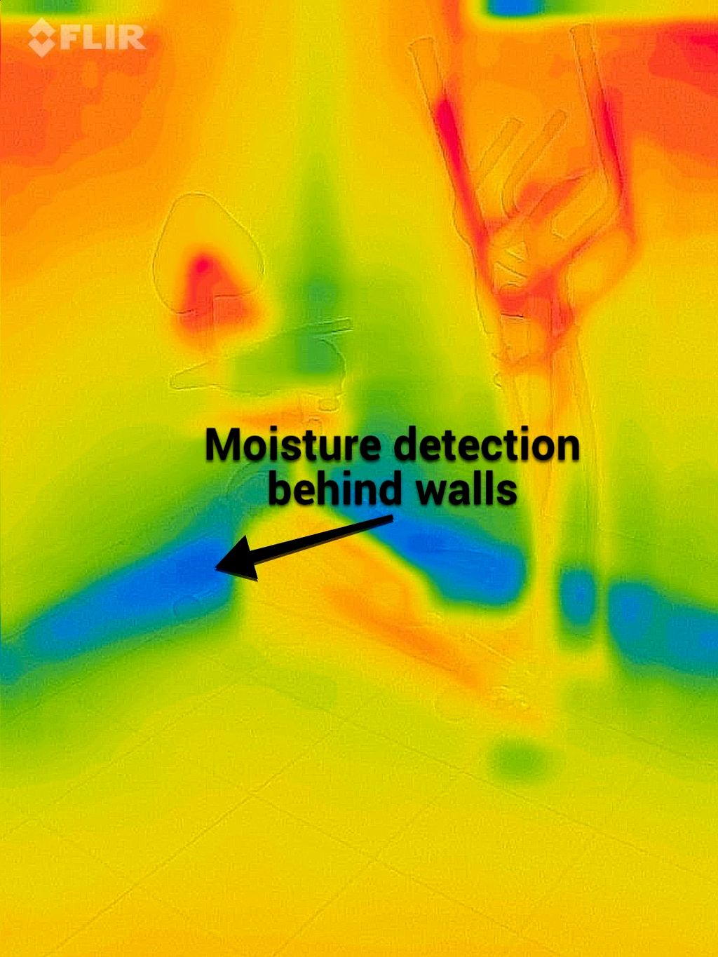 Thermal imaging to find the water!