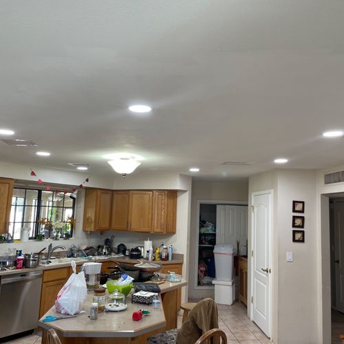David installed Canless Recessed lighting with a d