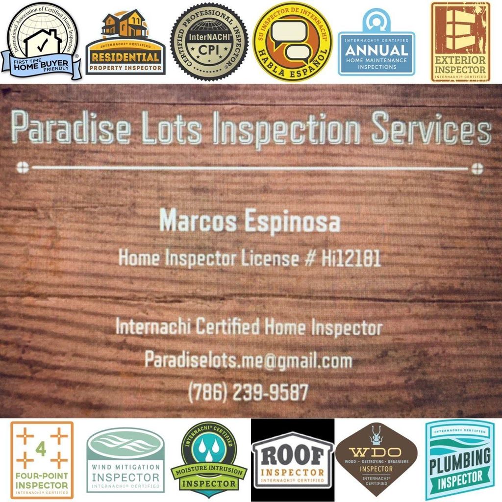 Paradise Lots Inspections