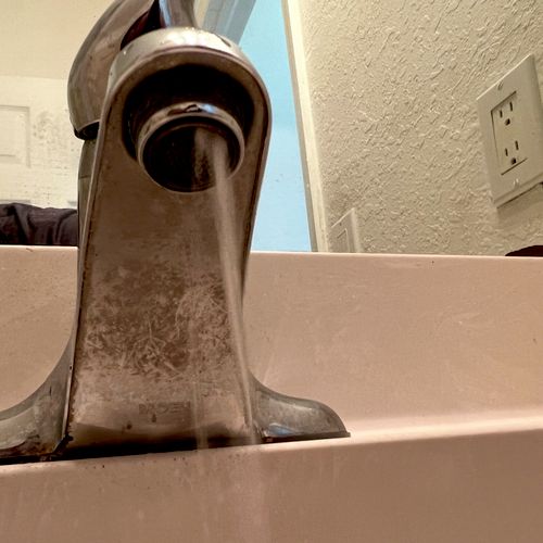 Sediment in your pipes can cause faucets to clog. 