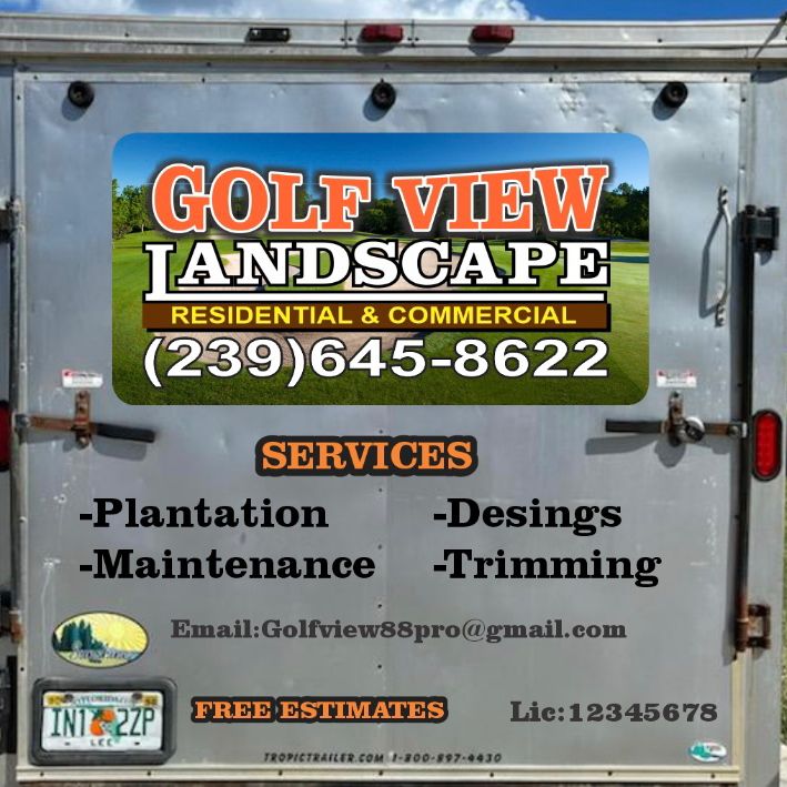 Golf view landscape
